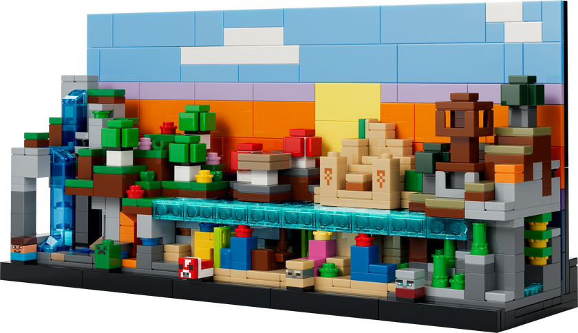 LEGO® Minecraft® Minilandskap Byggset med spelkonst 21589