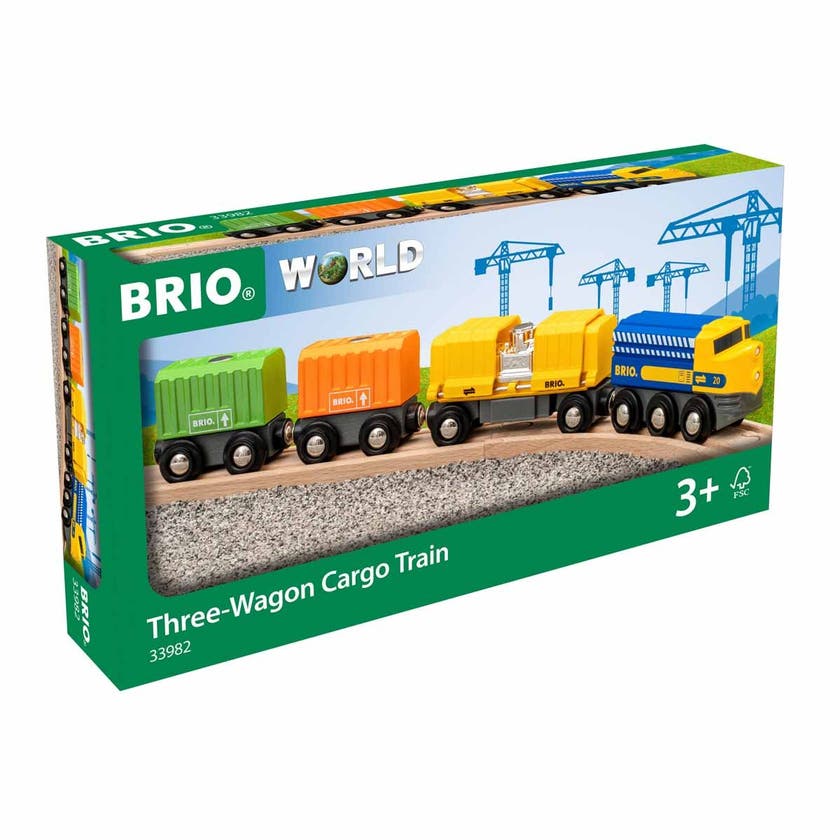 BRIO, Three-Wagon Cargo Train