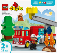LEGO® DUPLO® Town Brandbil med slang och brandman 10473