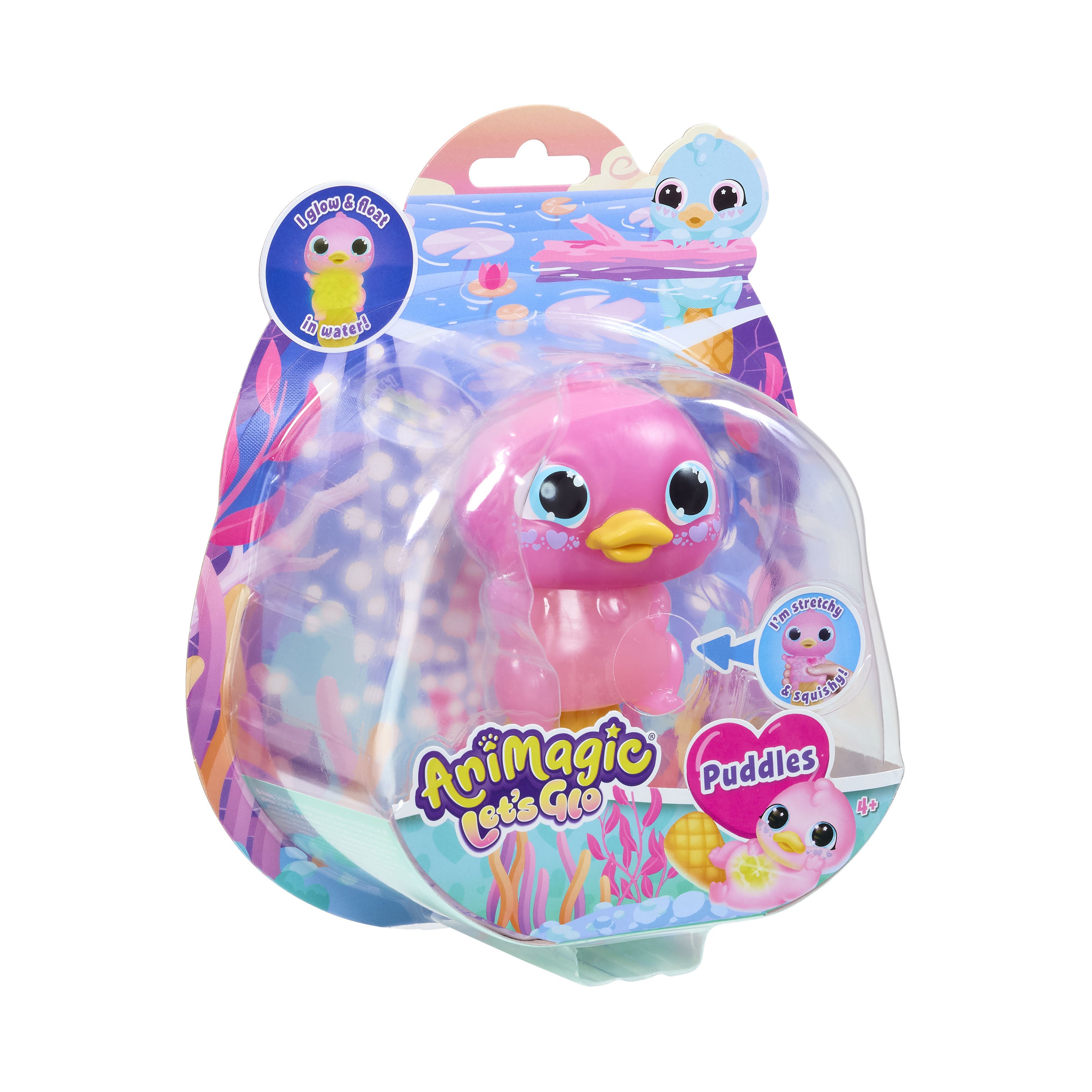 Animagic Let'S Glo Näbbdjur rosa eller blå