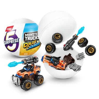 WEBBFYND 5 Surprise Monster Trucks Series 3 Color Change