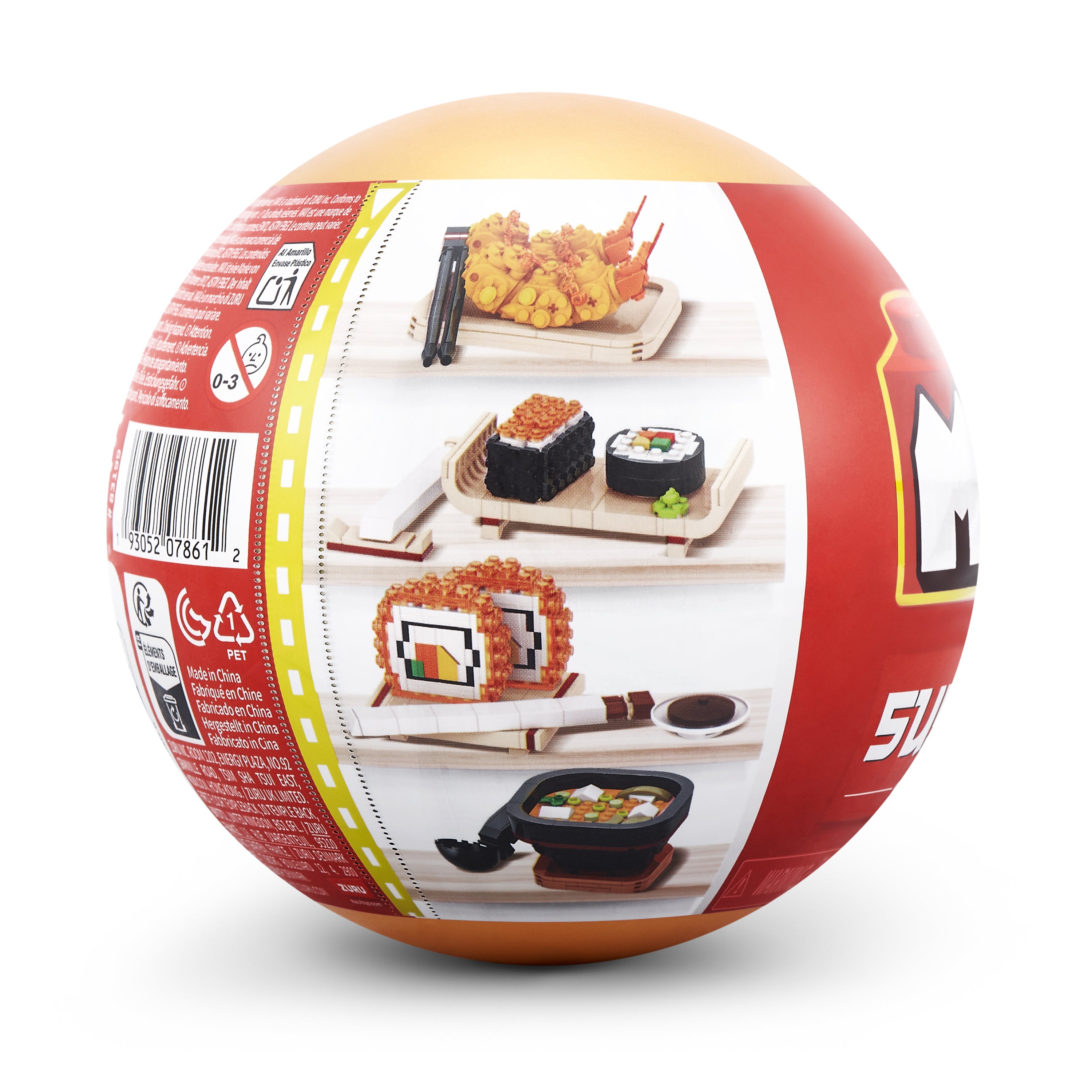 ZURU MAX Build More Premium Sushi Bar Collection (California Roll)