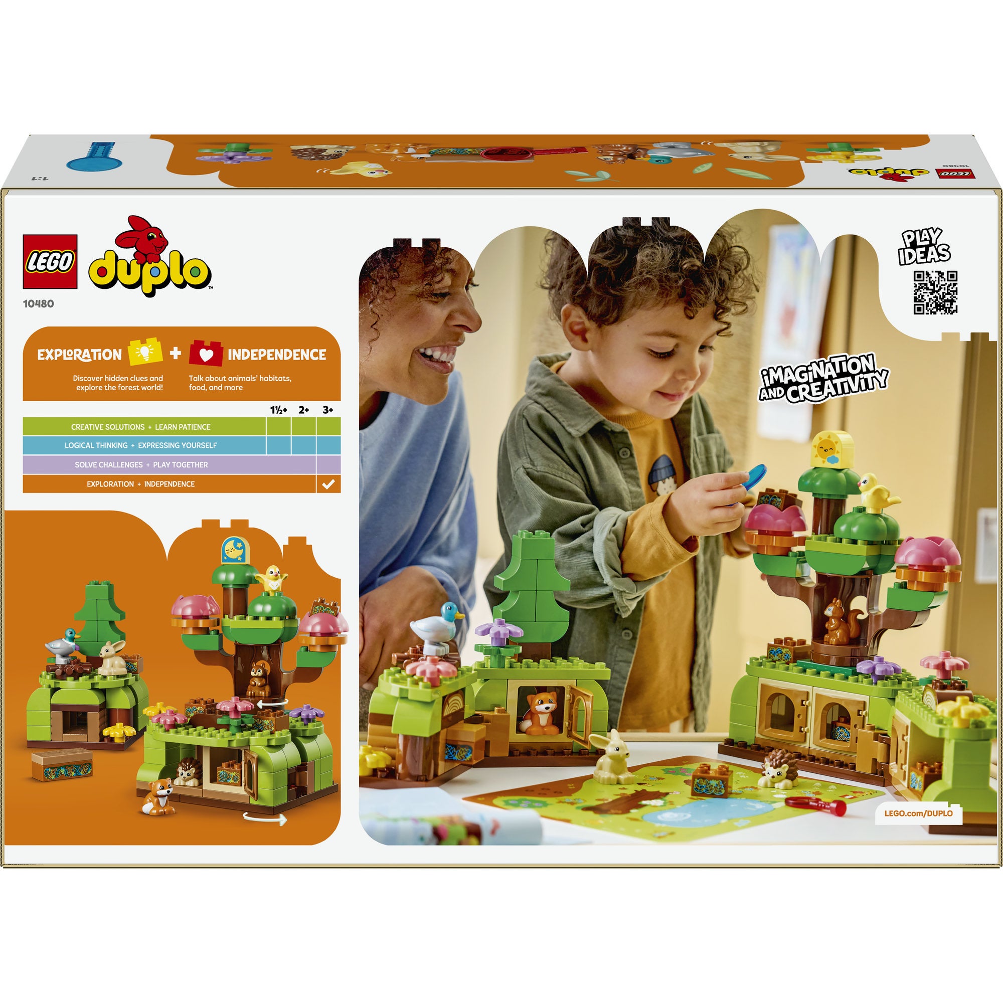 LEGO® DUPLO® Upptäckarskog med vilda djur 10480