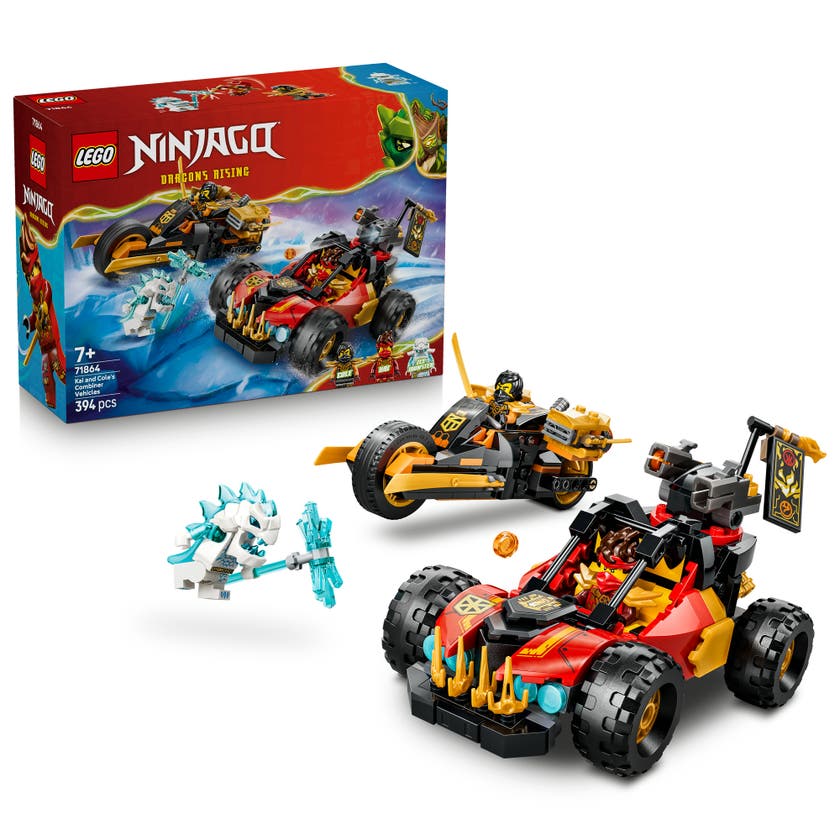 LEGO® NINJAGO® Kai och Coles kombinationsfordon Leksak 71864
