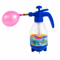 Vattenpump med 250 ballonger