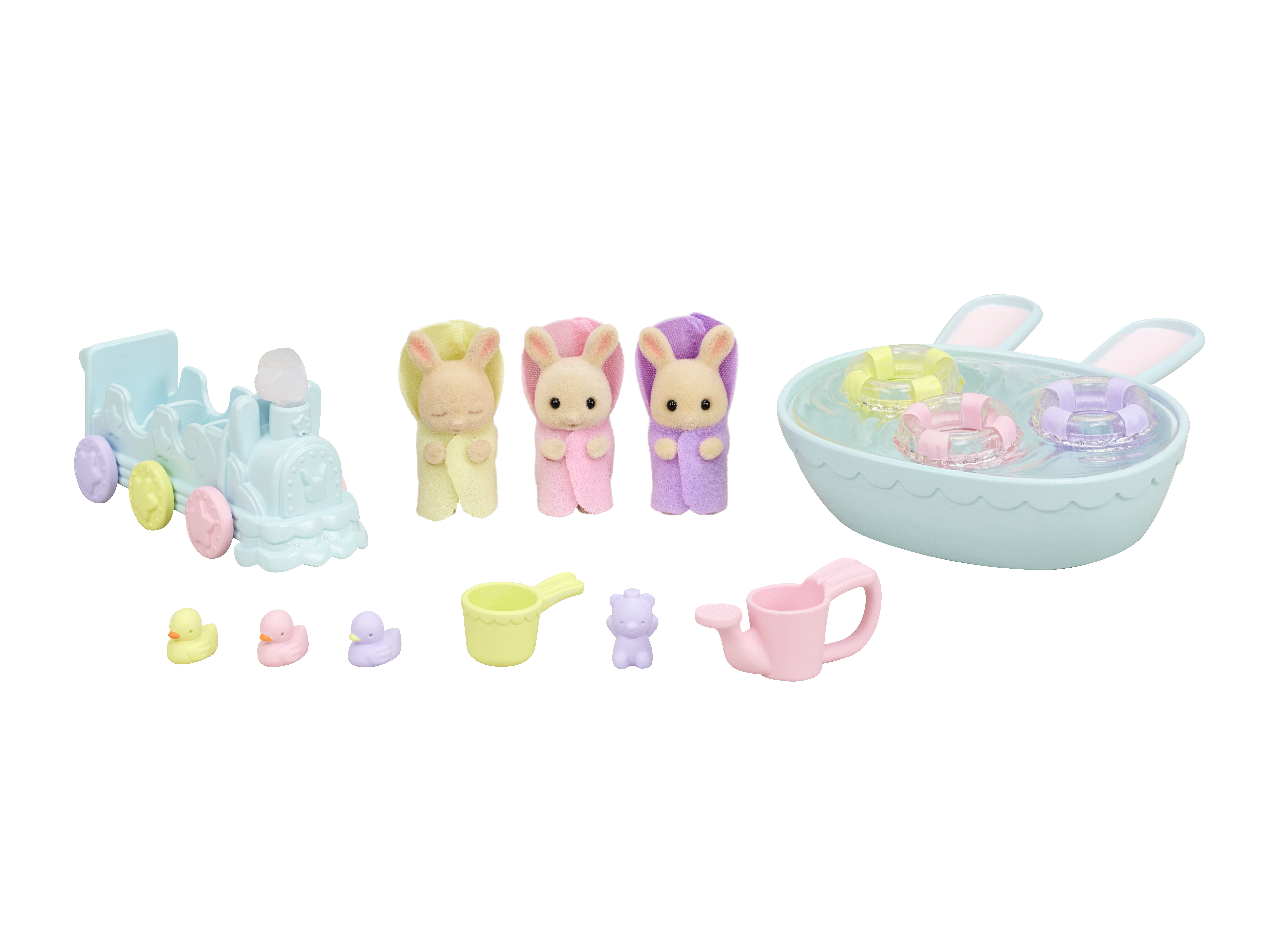 Sylvanian Families - Trillingbebisarnas badpaket