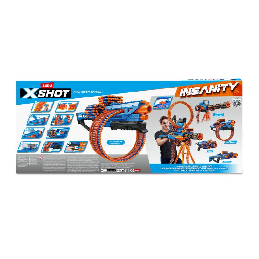 XSHOT Insanity Mad Mega Barrel