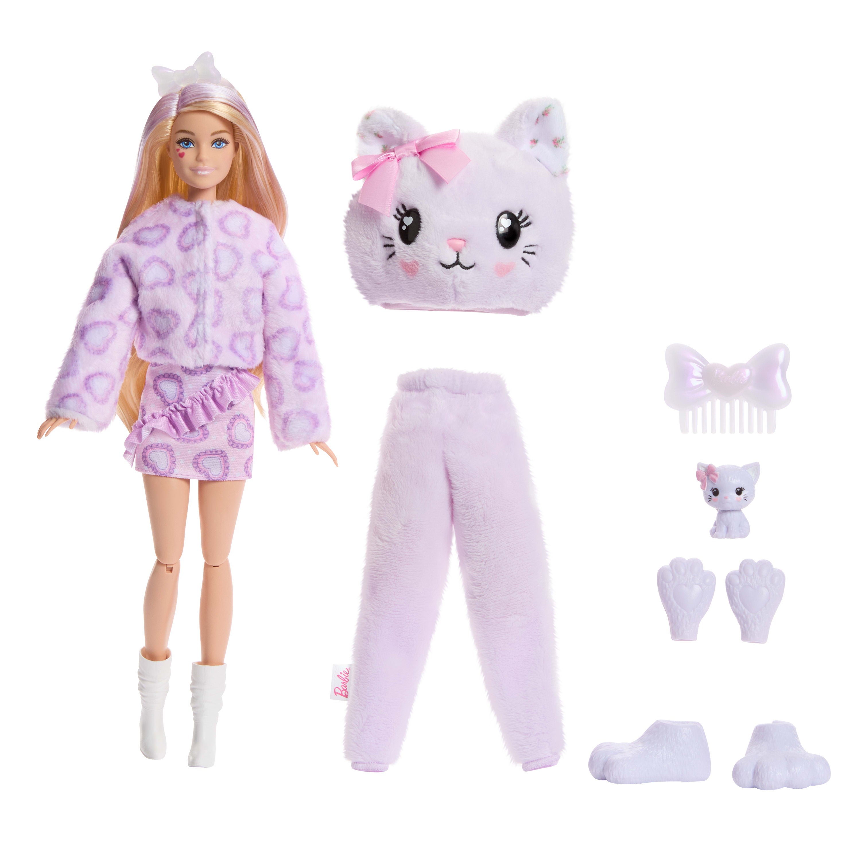 Barbie Cutie Reveal Cuddly – Kattunge med 10 överraskningar