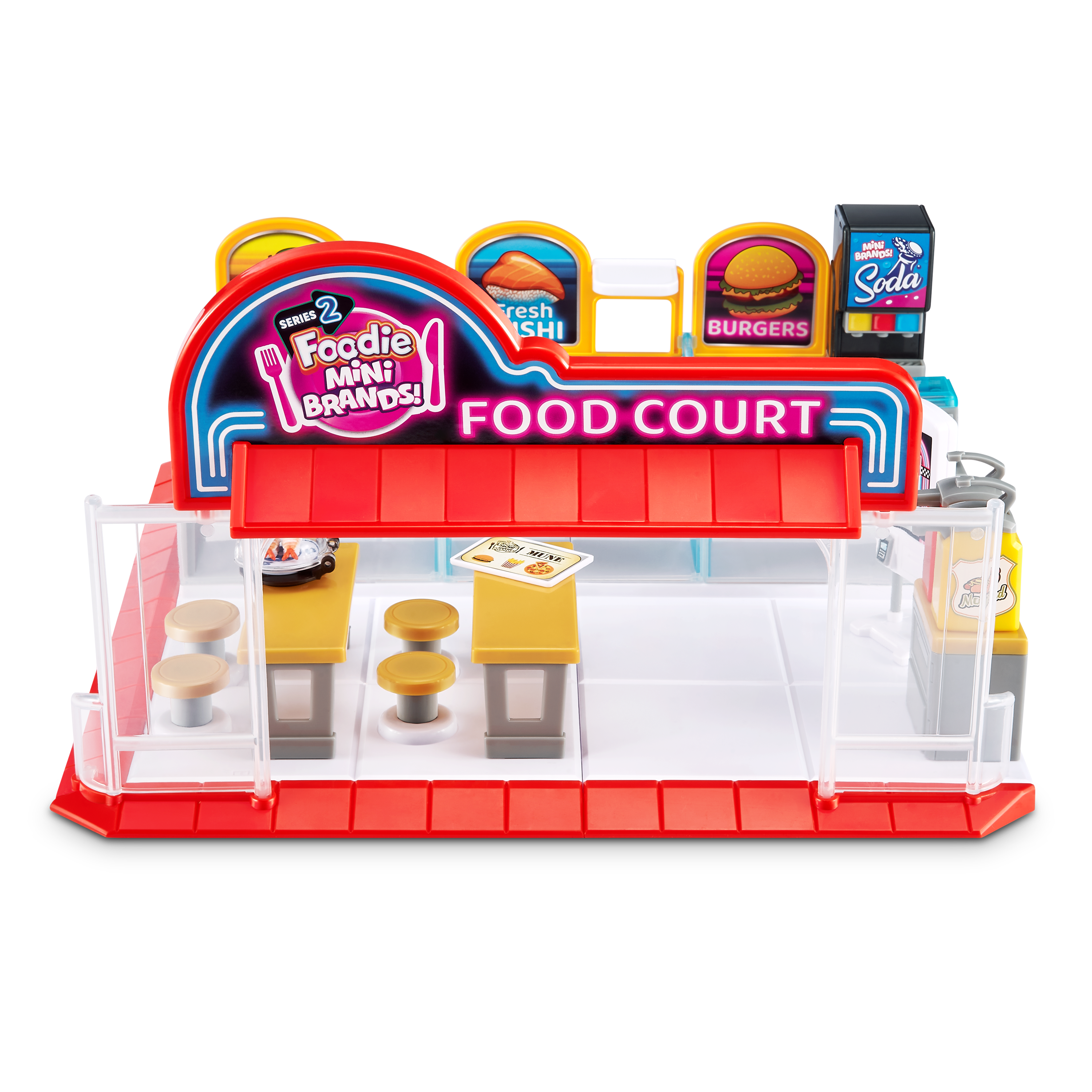 5 Surprises, Mini Food Court Playset,Bulk