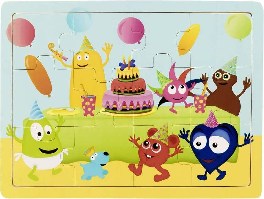 Teddykompaniet, Babblarna- Babblarna på kalas, 12 bitar, 3- 6år