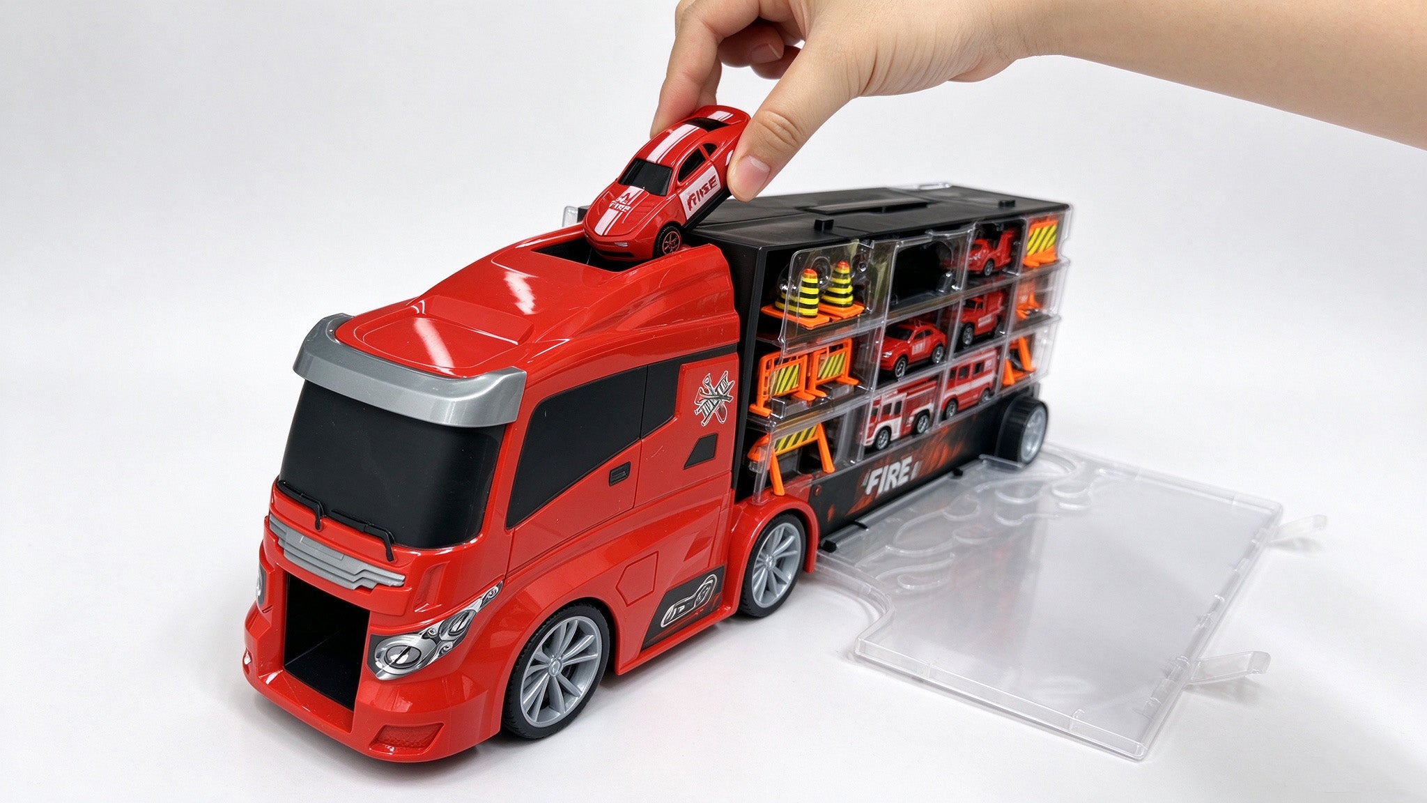 Rapid Speed - Truck med brandfordon & tilbehör