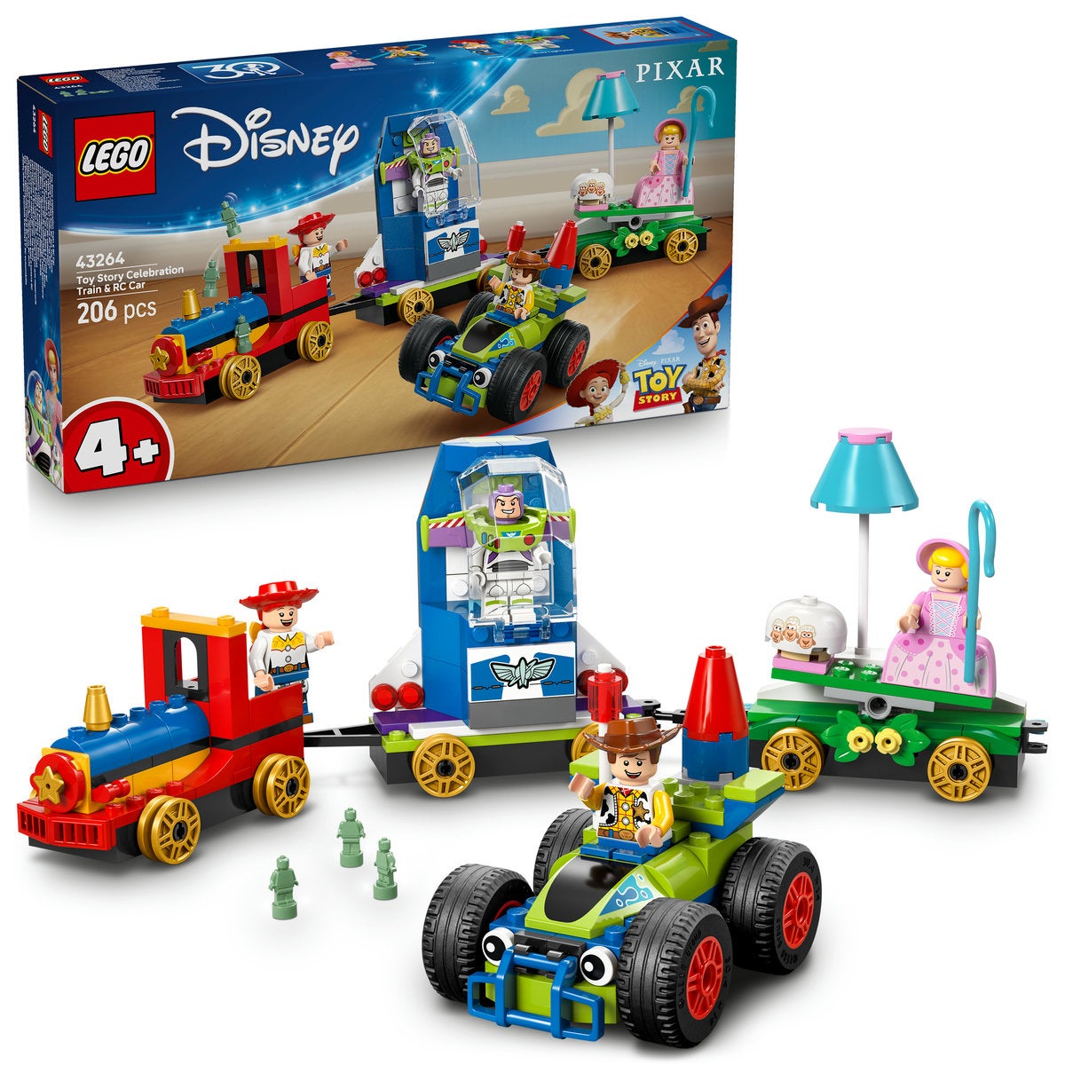 LEGO Disney 43264, Toy Story kalaståg och bilen RC