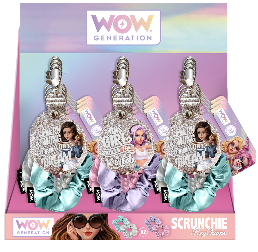 WOW Generation, Scrunchie Nyckelring, 2-Pack