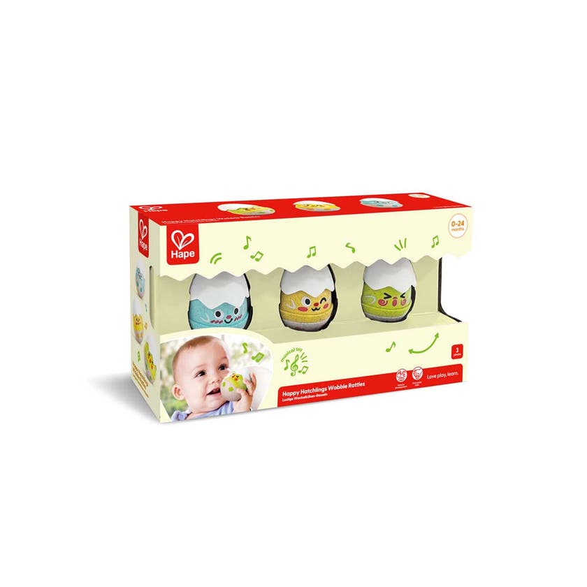 Hape, Set med vippande, skallrande ägg