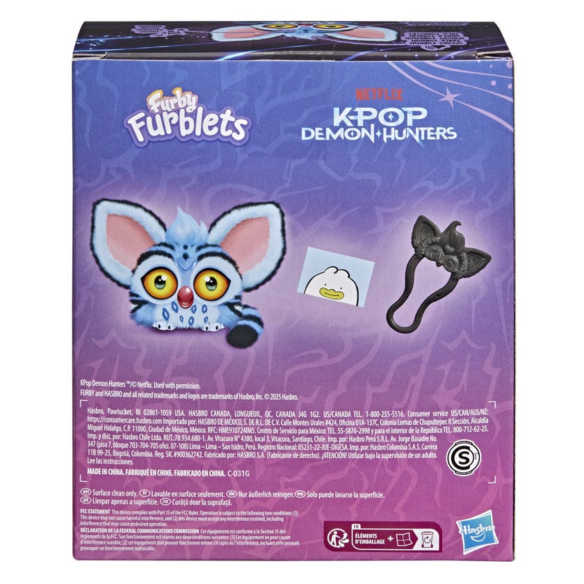 Furby Furblets Derpy Tiger KPop Demon Hunters gosedjur