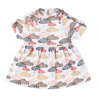 Skrållan, Klänning Moln 45 Cm