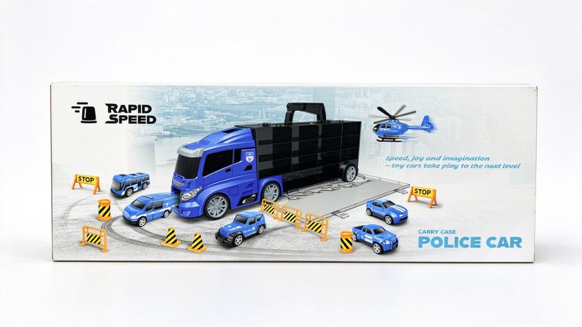 Rapid Speed - Truck med polisfordon & tilbehör