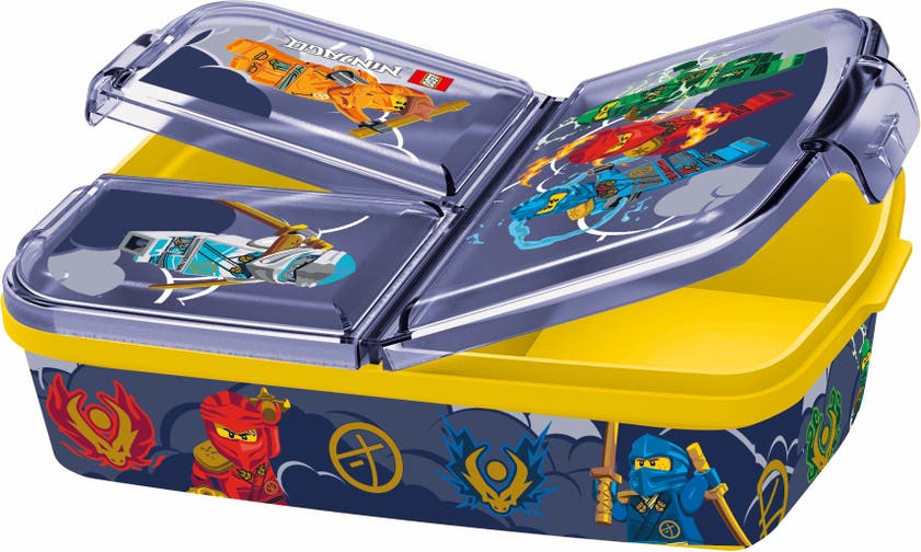 LEGO NINJAGO, Lunchlåda med flera fack, 18x13 cm