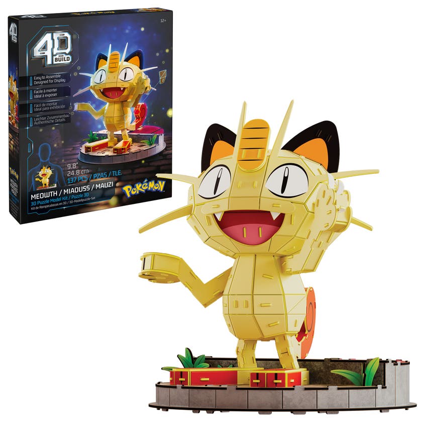 4D Build Pokémon Meowth 3D-pussel