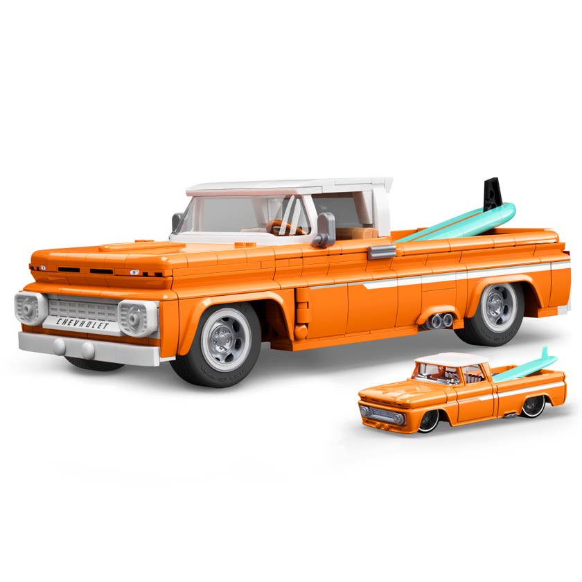 Mattel Brick Shop Hot Wheels Custom '62 Chevy Pickup byggset