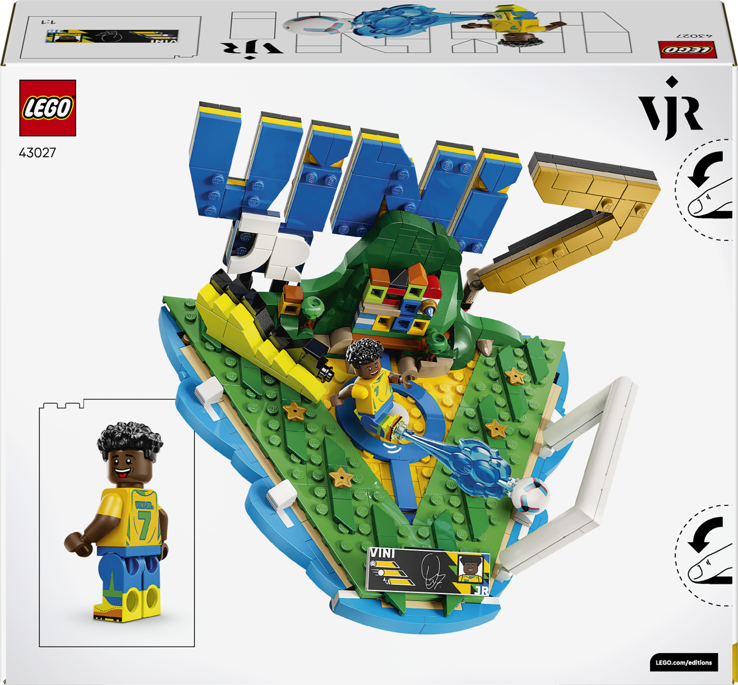 LEGO® Editions Vini Jr. – fotbollshöjdpunkter 43027