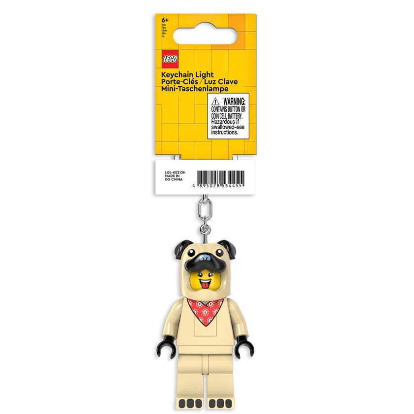 LEGO® Minifigurer™ Nyckelring Lampa Mops