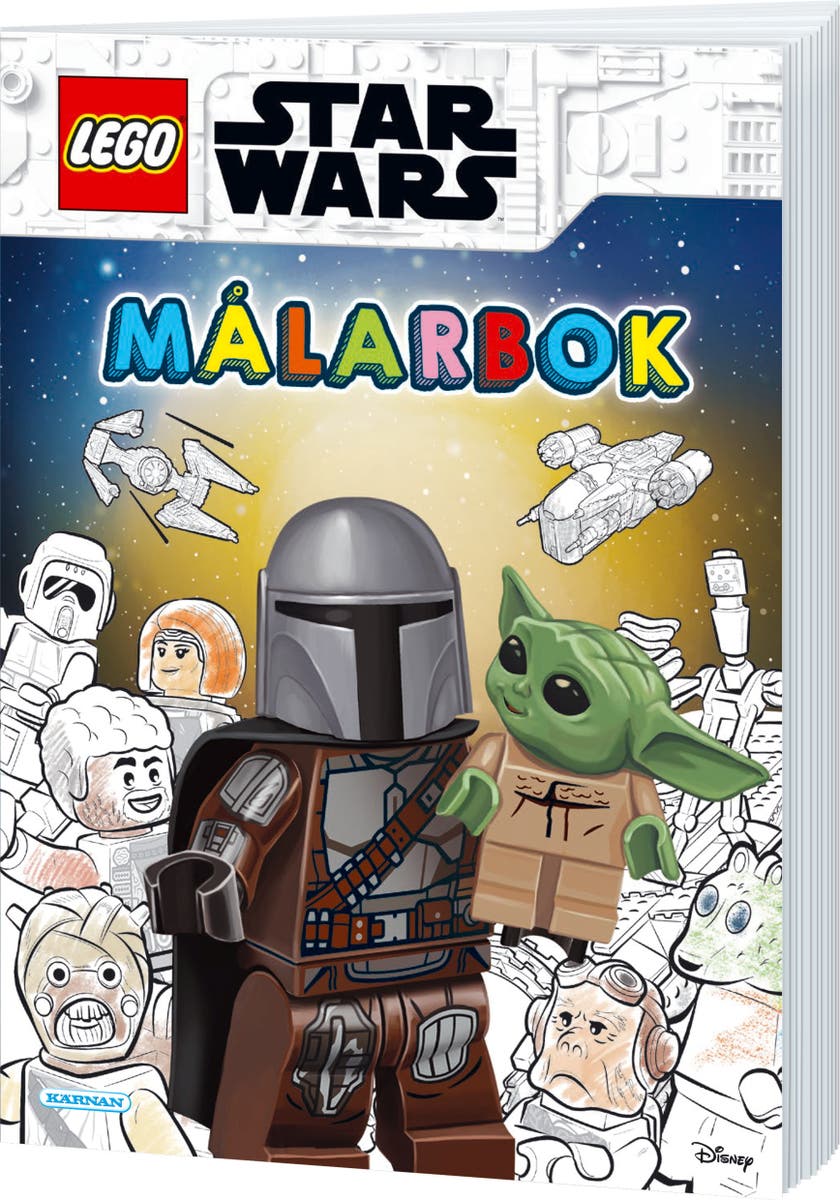 LEGO Star Wars målarbok med 32 sidor