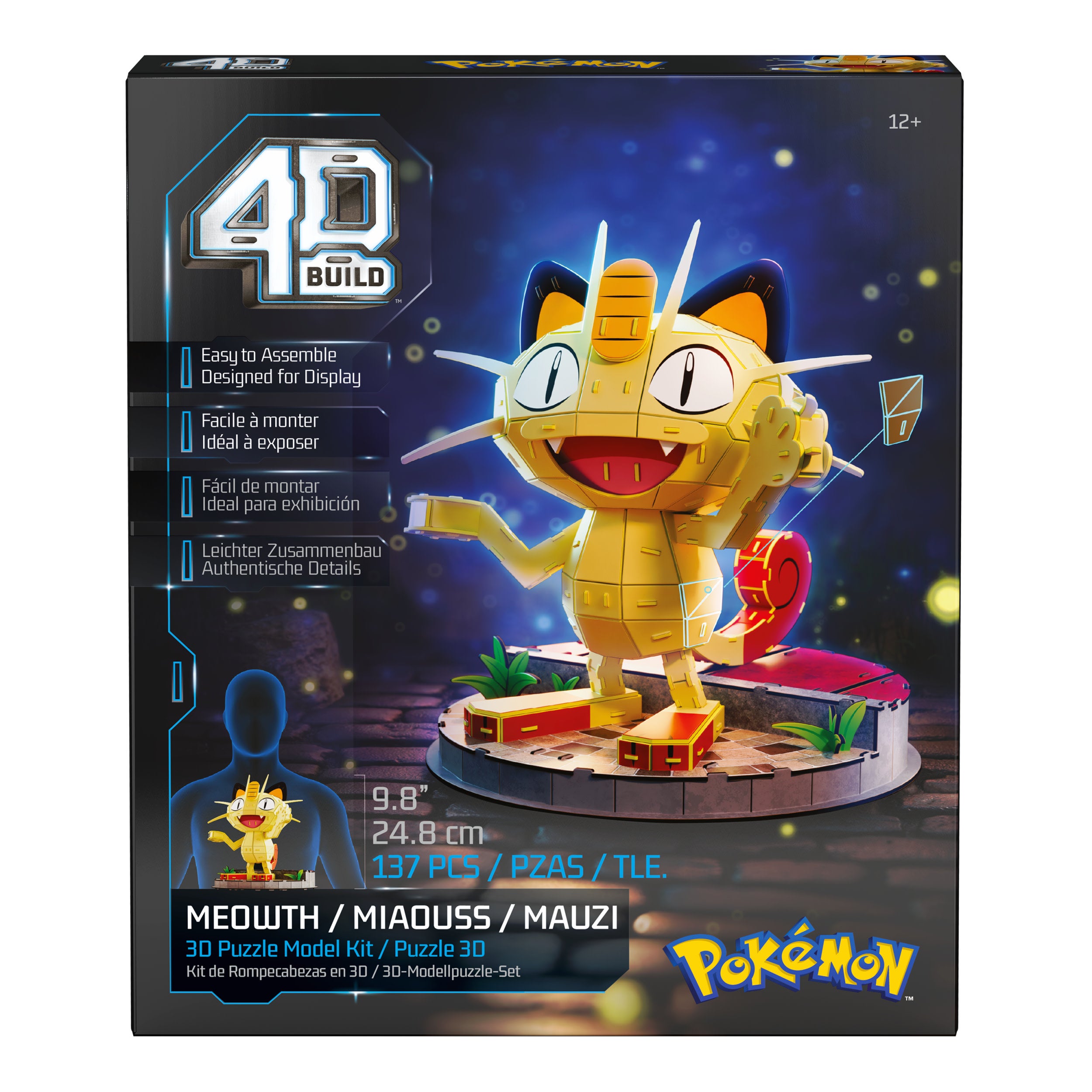 4D Build Pokémon Meowth 3D-pussel