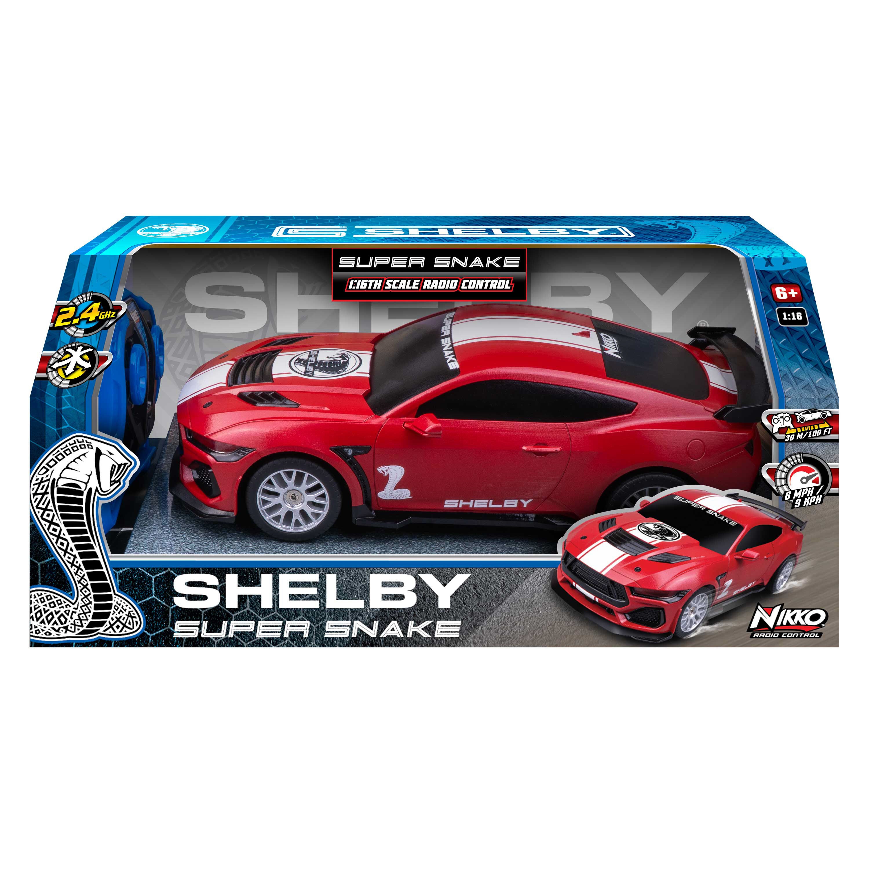 NIKKO Shelby fjärrstyrd 1:16 röd