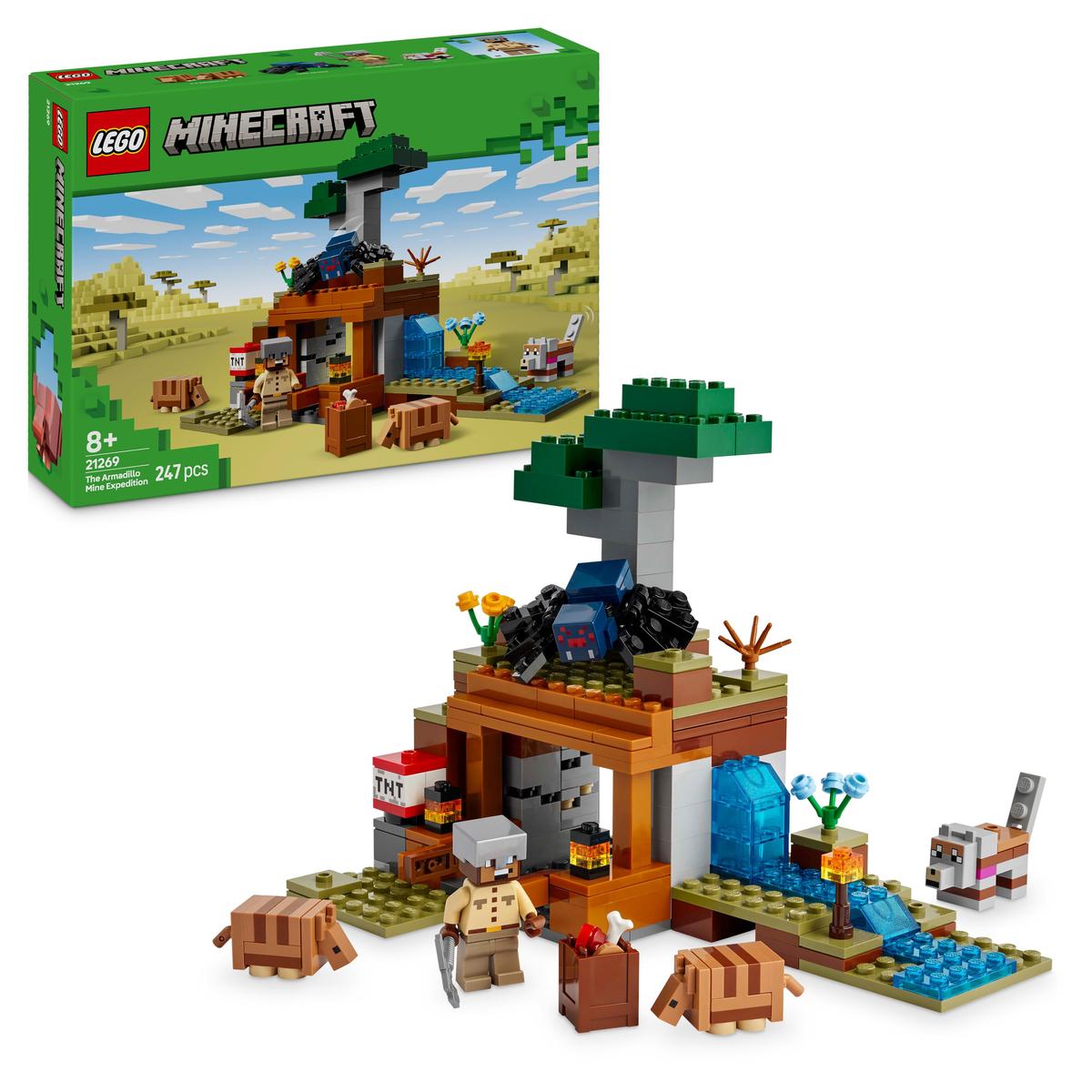 LEGO Minecraft 21269, Expeditionen till bältdjursgruvan