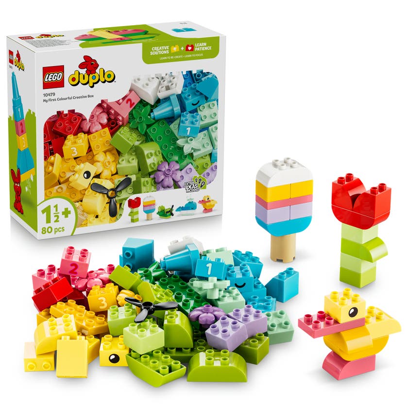 LEGO® DUPLO® Classic Färgglad kreativ låda Fokusleksak 10479