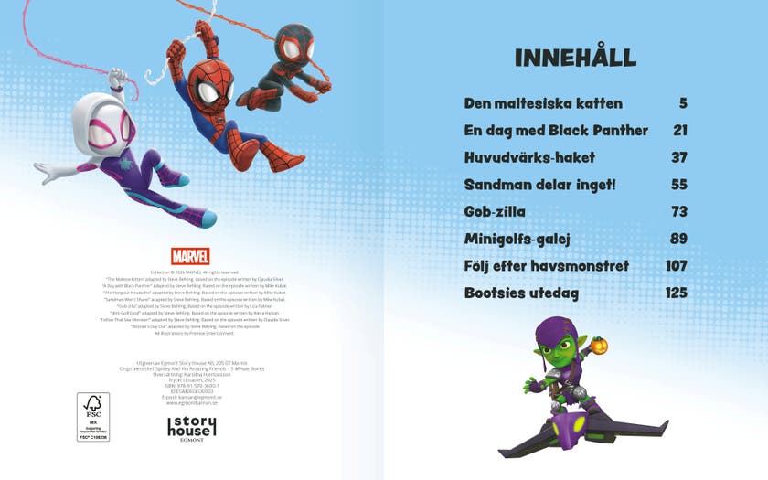 5 Minuters Sagor Spidey