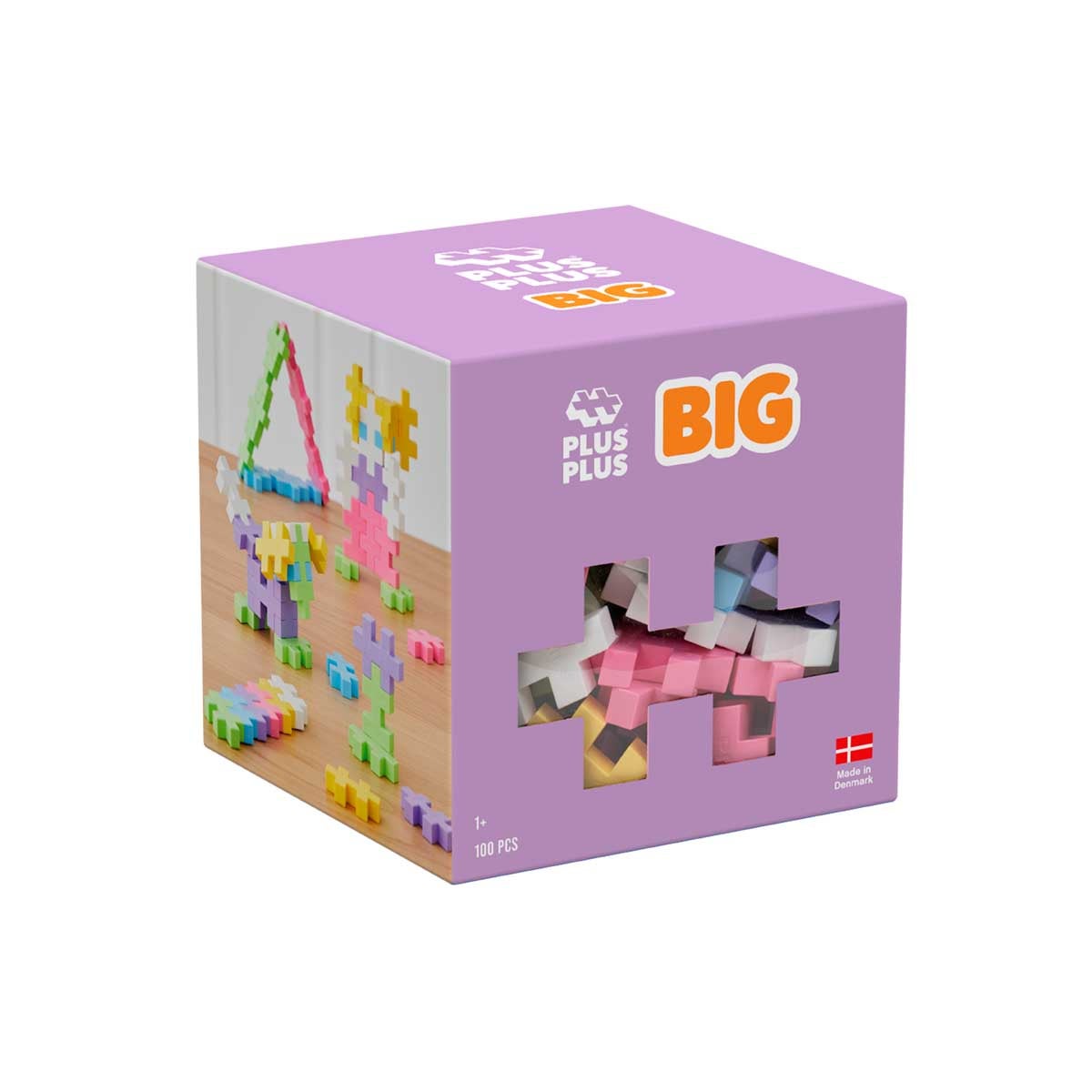 Plus-Plus BIG Pastel Mix / 100 pcs