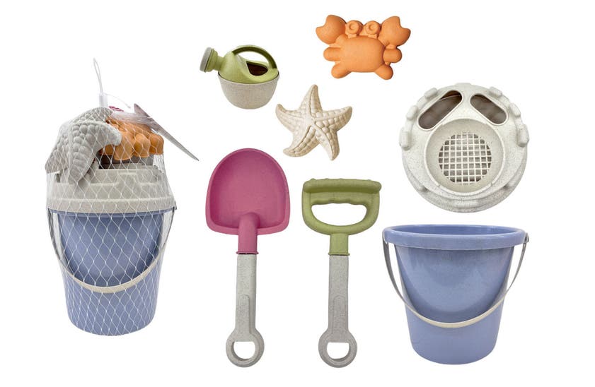 Wind&Water - Sandslott‑set med redskap