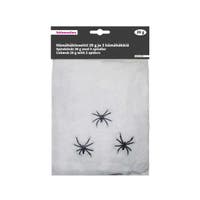 Halloween, Spider Web 20 G, White And 3 Spiders