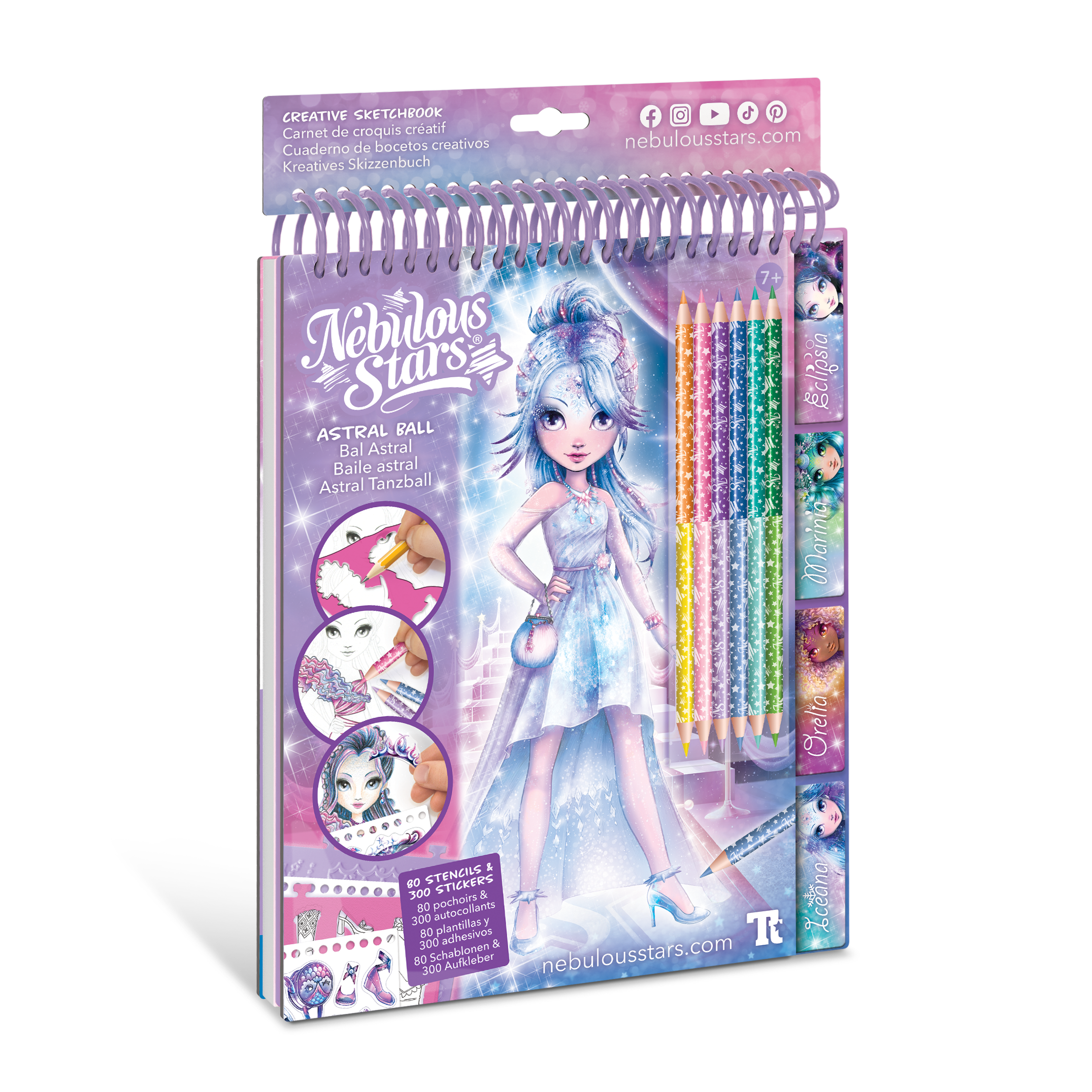 Nebulous Stars Modeskissbok Astral Bal