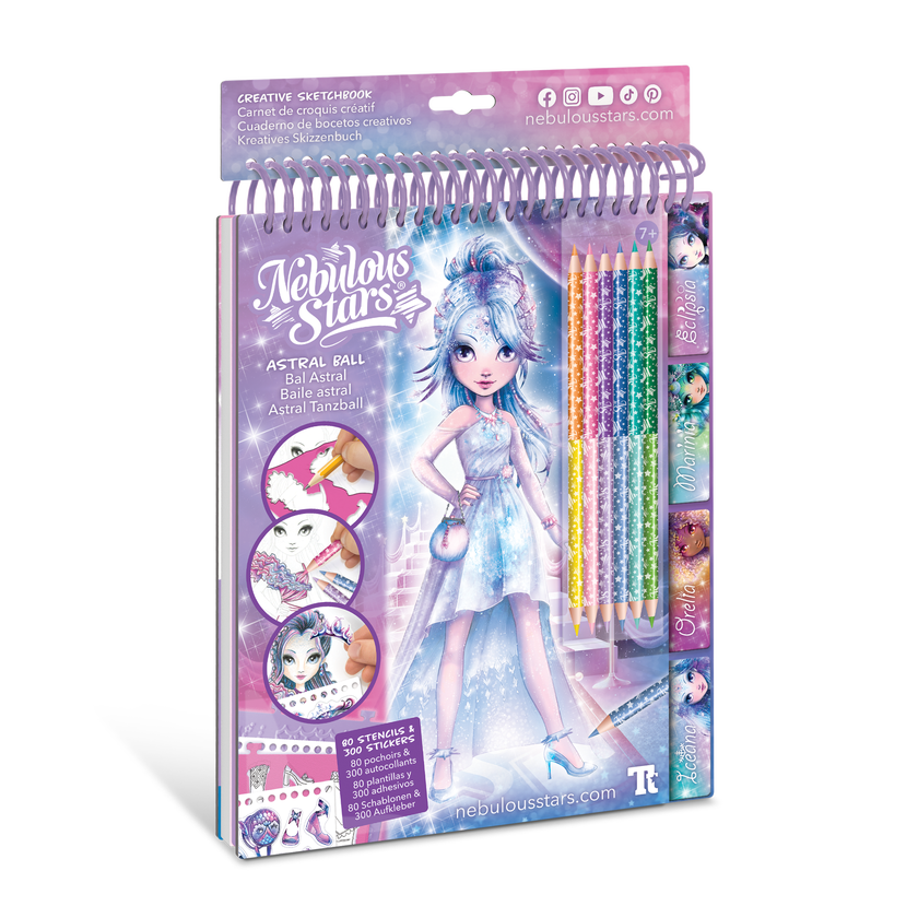 Nebulous Stars Modeskissbok Astral Bal