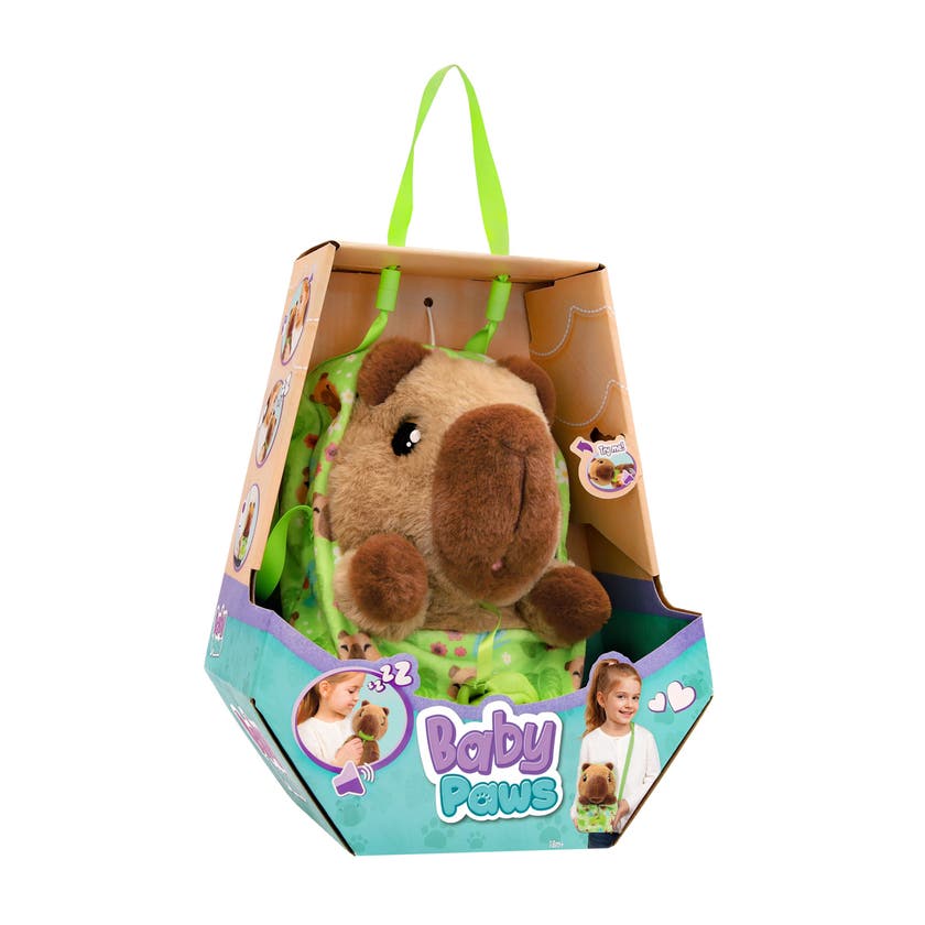 Baby Paws Capibara - Interaktiv gosedjur