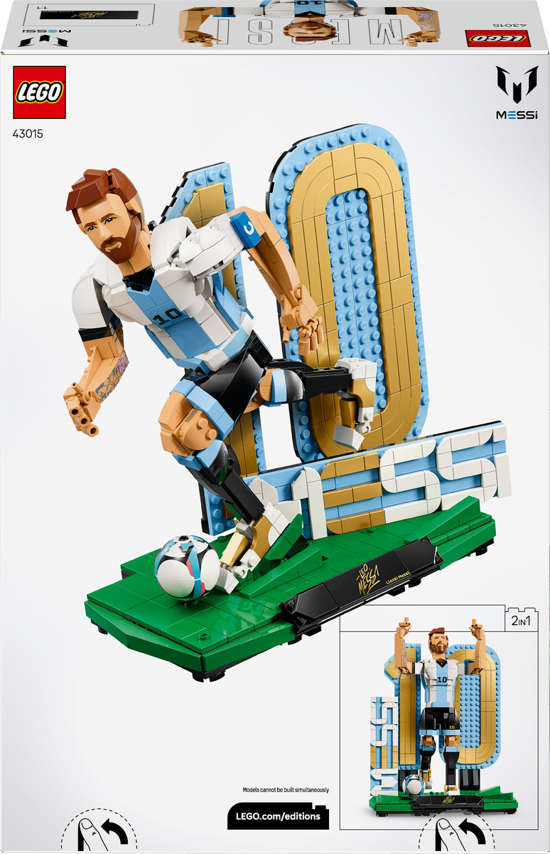 LEGO® Editions Lionel Messi – fotbollslegend Set 43015