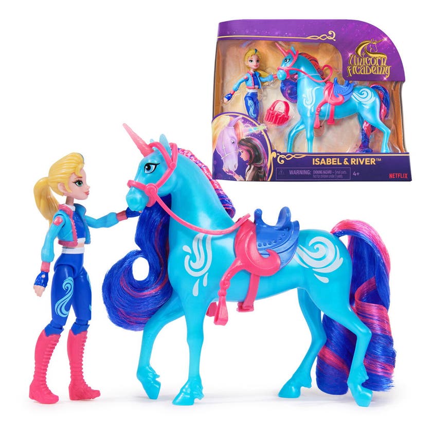 Unicorn Academy, Doll & Unicorn, Isabel & River