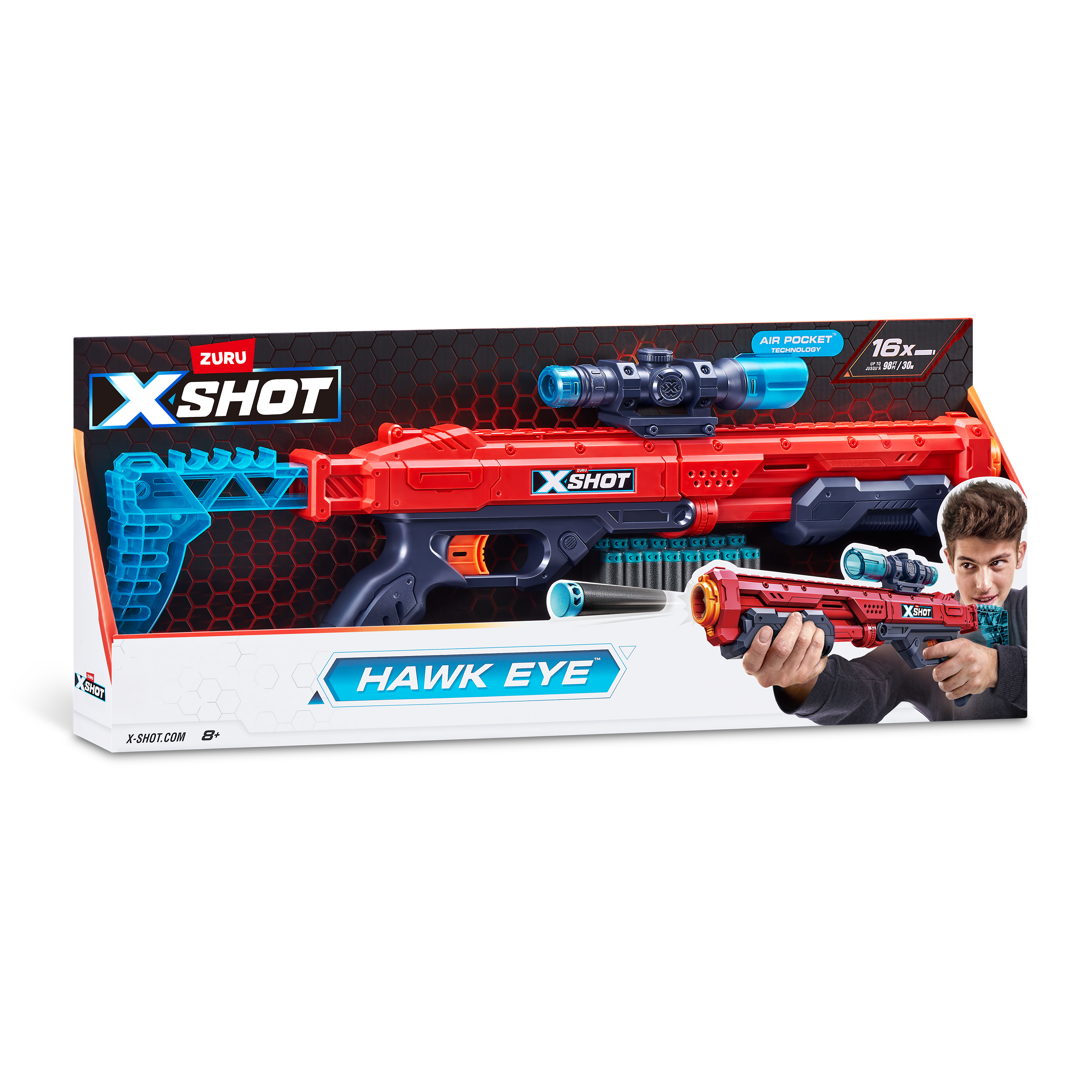 XSHOT Excel Hawk Eye med 16 pilar