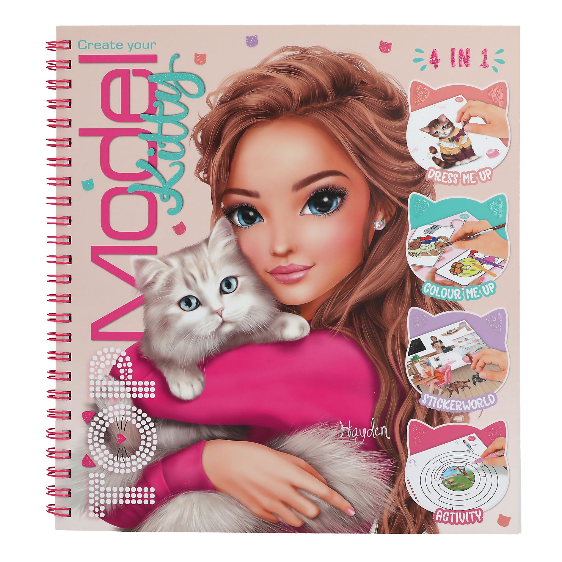 TOPModel Kitty Pysselbok 
