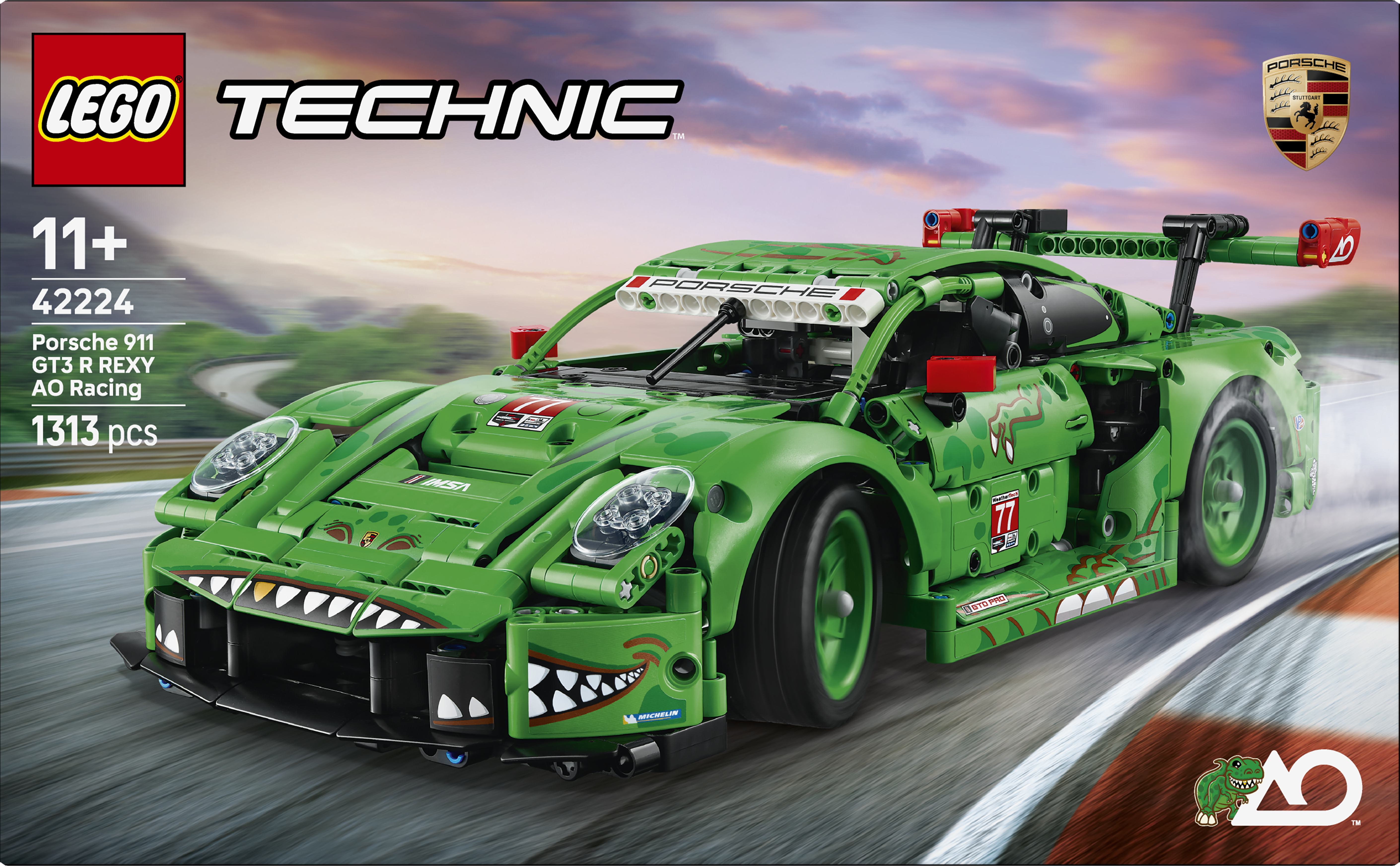 LEGO® Technic Porsche 911 GT3 R REXY AO Racing racerbil 42224