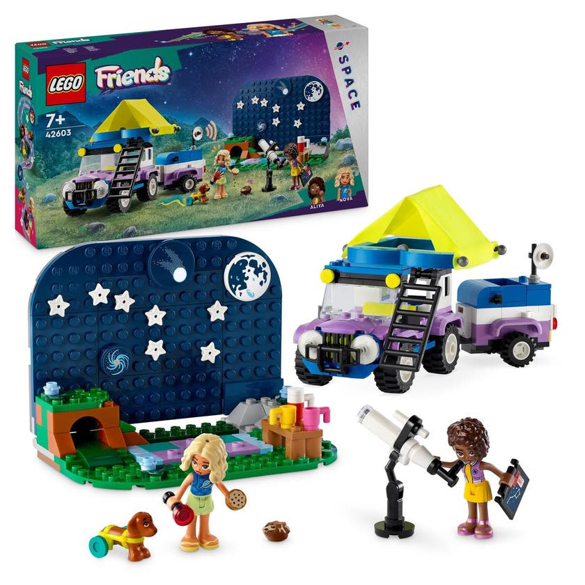 LEGO Friends 42603, Campingbil för stjärnskådning