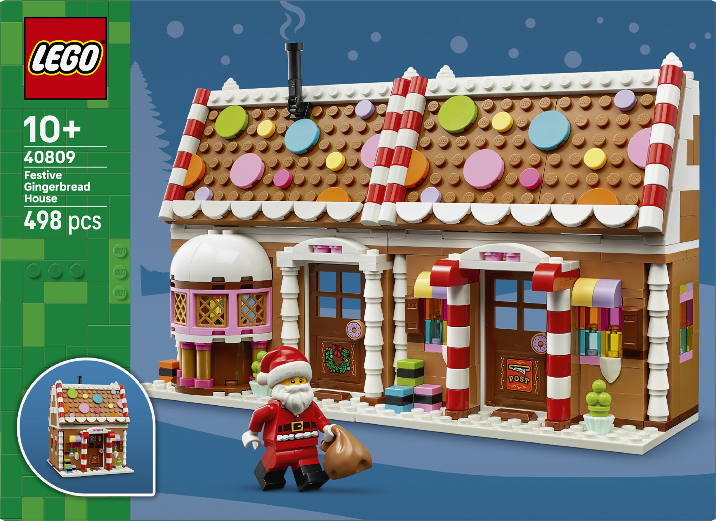 LEGO® Iconic Juligt pepparkakshus 40809
