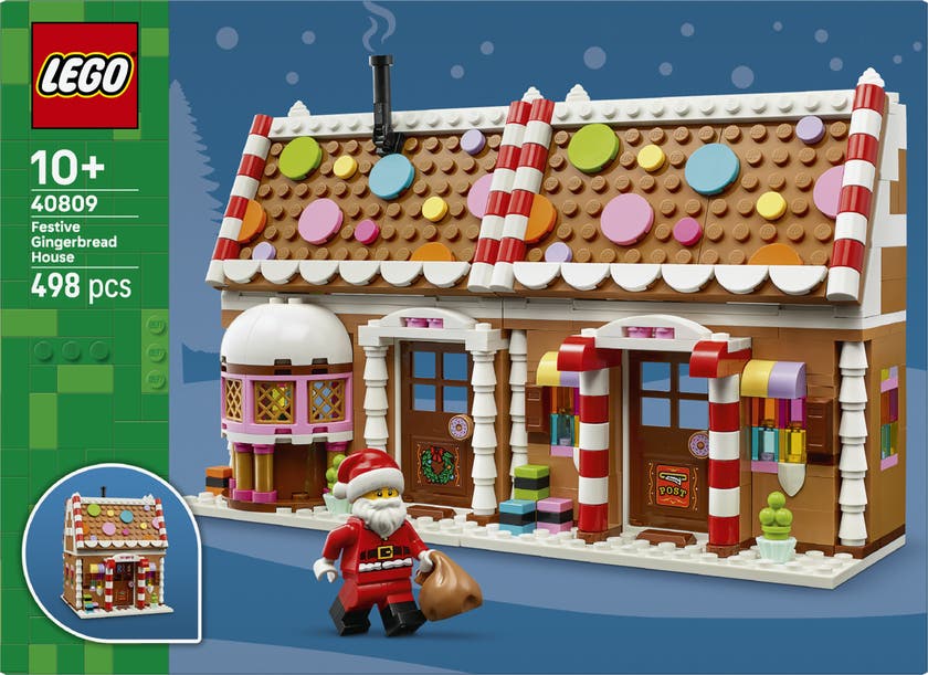 LEGO® Iconic Juligt pepparkakshus 40809