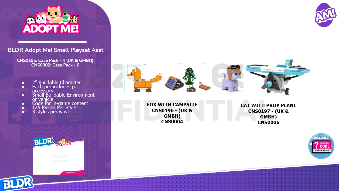 BLDR Adopt Me! Small Bluilding Playset