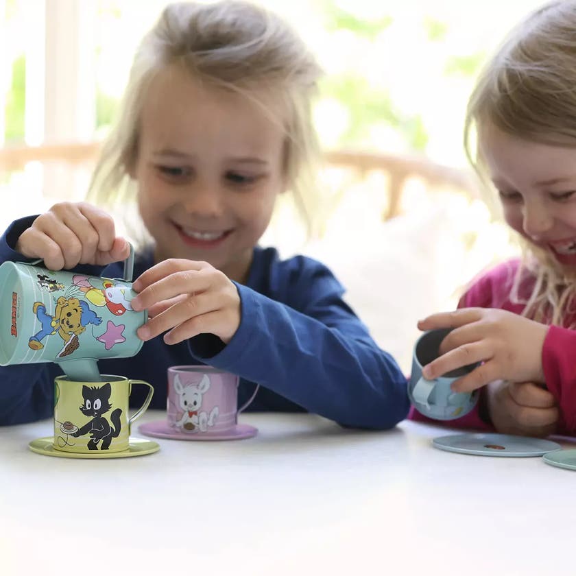 Bamse - Kids Tea Set, Tin