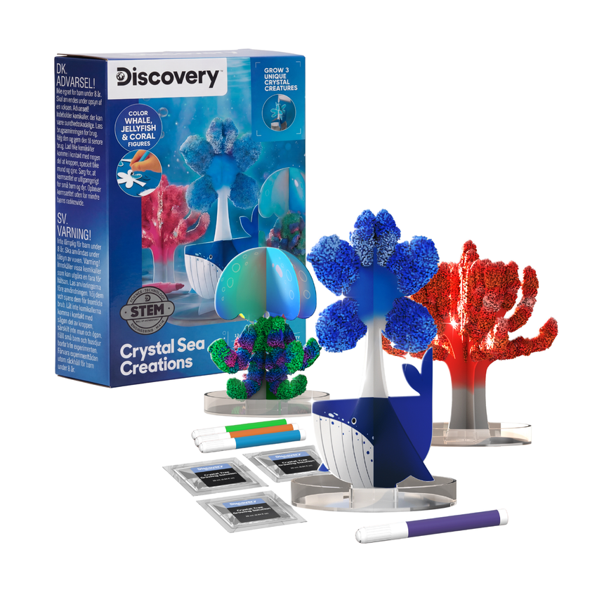 Discovery - Crystal Grow Kit Sea Creations 3 Creatures
