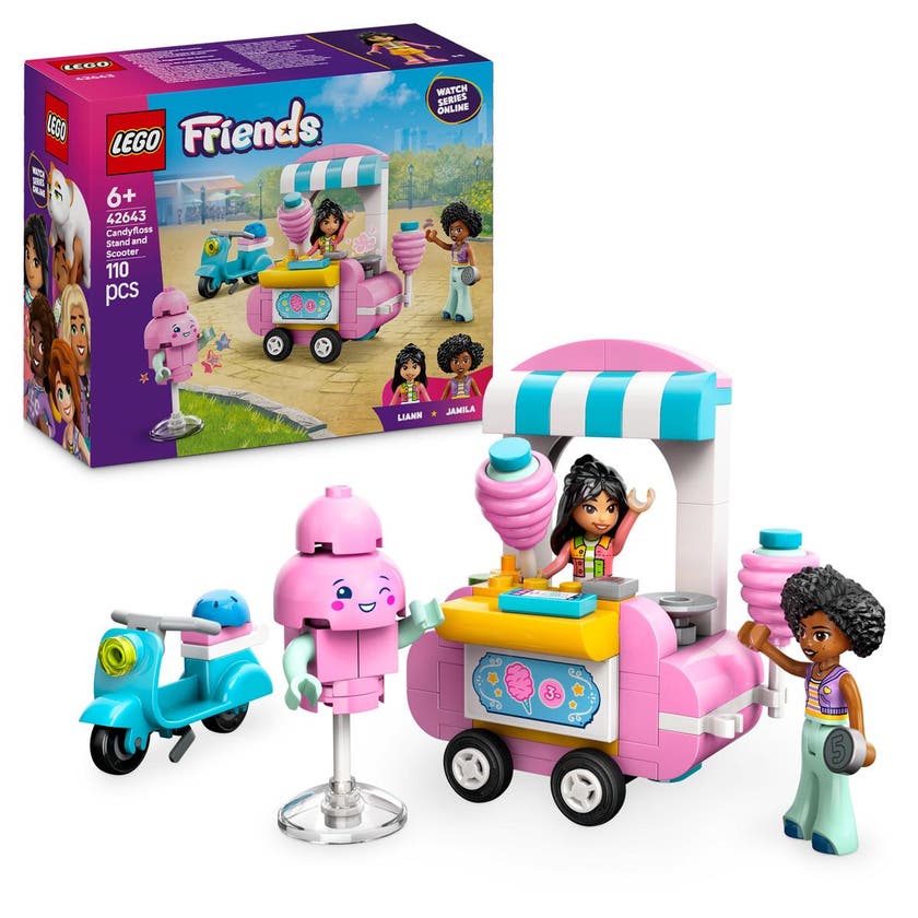 LEGO Friends 42643, Sockervaddsstånd och vespa